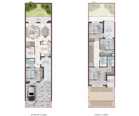 Таунхаусы Damac Lagoons Monte Carlo - 14