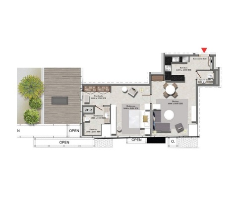 Апартаменты J One Tower A - 15