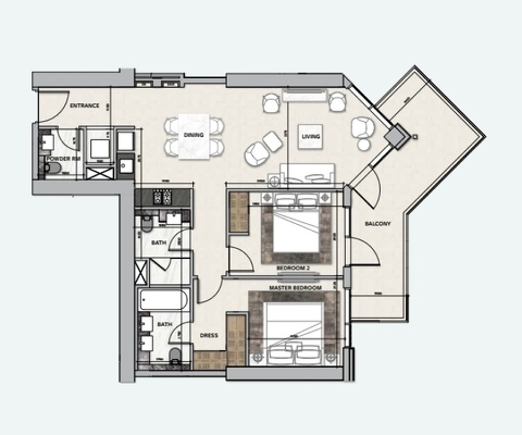 Апартаменты Urban Oasis by Missoni - 15