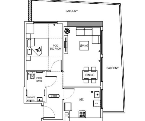 Апартаменты Binghatti Corner - 10