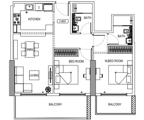 Апартаменты Binghatti Corner - 11