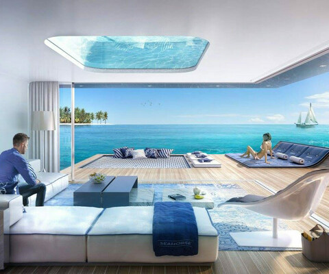 Вилла 3 спальни в THE FLOATING SEAHORSE VILLAS, The World Islands - 6