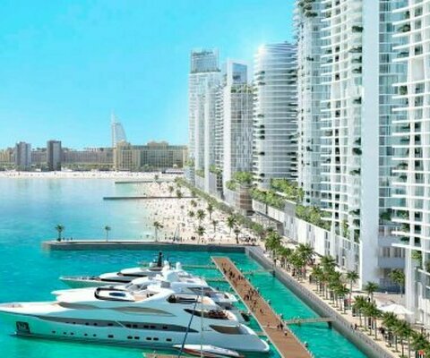 Квартира 3 спальни в BEACH VISTA TOWER 2, Emaar beachfront