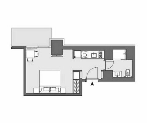 Квартира 1 комната в PENINSULA TWO, Business Bay - 3