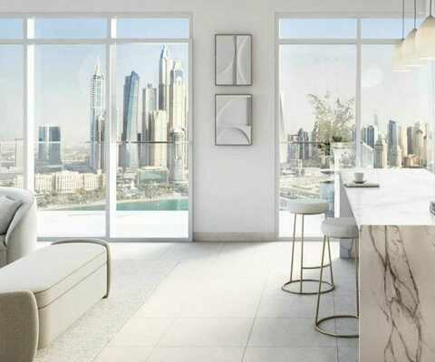 Квартира 2 спальни в BEACH MANSION, Emaar beachfront - 2