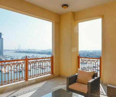 Квартира 1 спальня в MARINA VISTA, Emaar beachfront 