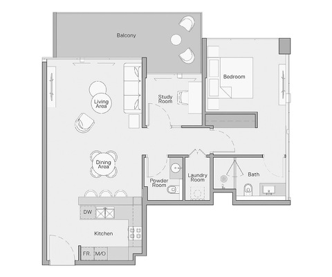 Квартира 1 спальня в THE CRESTMARK APARTMENTS, Business Bay - 5