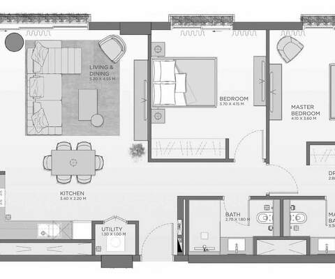 Квартира 2 спальни в MYRTLE, City Walk - 5