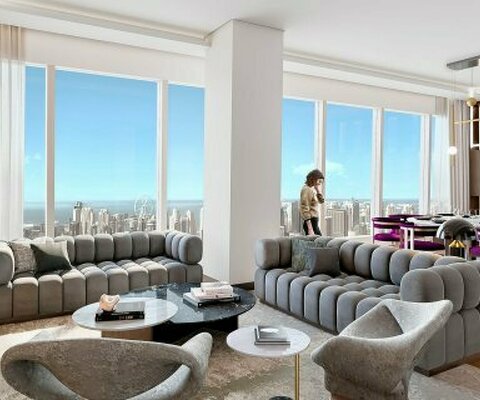 Дуплекс 2 спальни в SO/ UPTOWN DUBAI HOTEL & RESIDENCES, Jumeirah Lake Towers  - 3