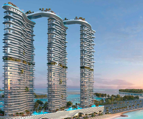 Дуплекс 4 спальни в DAMAC BAY BY CAVALLI, Dubai Harbour 