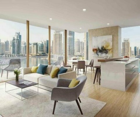 Пентхаус 4 спальни в MARINA GATE, Dubai Marina